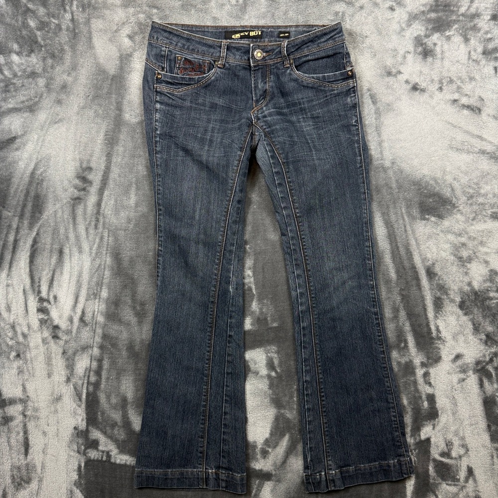 Sissy Boy Jon-Jon Jeans Womens 12/30 Blue Excellent Bootcut Low Rise Denim